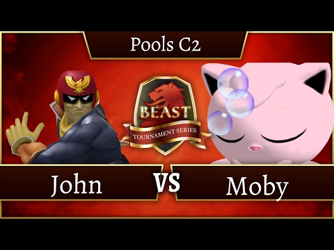 BEAST 7 - John (Cpt.Falcon) Vs. Moby (Jigglypuff) - Pool C2 - Melee Singles