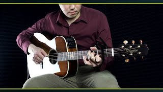 Video thumbnail for Электроакустическая гитара Takamine TF77 PT by МузZone Астана