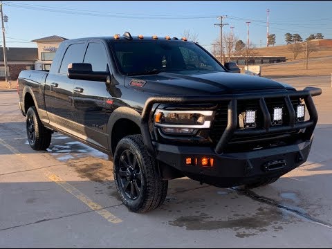 5th Gen 2019 Ram 2500 Road Armor bumper, 16.5 warn winch, and rigid lights