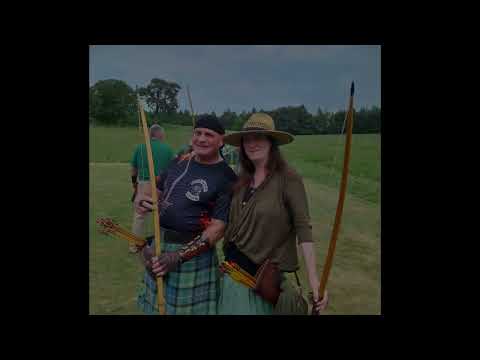 Green Hollow Bowmen. Celtic Meeting 2023. Longbow Archery Competition. Scotland.