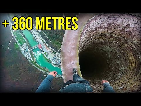 FR - Climbing the Tallest Chimney in Europe (360M)