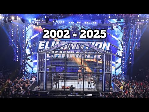 Every WWE Elimination Chamber Match Card Compilation (2002 - 2025)