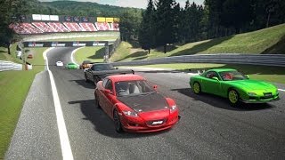 preview picture of video 'GT6 Online: 550PP RX-8 Vs RX-7 + 12 Other Racers'