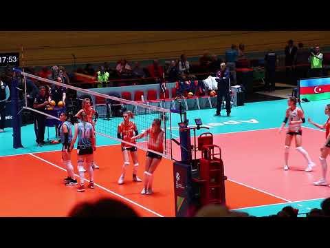 Inslaan van Nederland tegen Azerbeidzjan 7-1-2020 In Apeldoorn