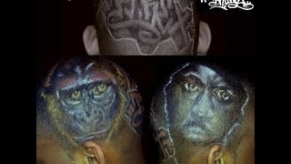 Fan Shaves Sean Price in His Hair (Pyrex)