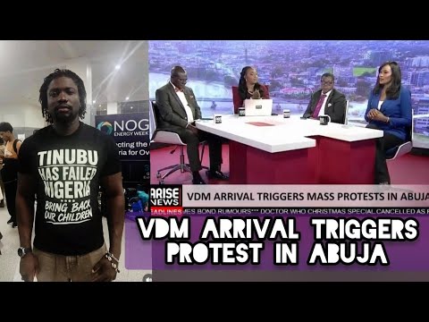 Verydarkman Arrival Triggers Massive Protest in Abuja....