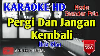 Download lagu PERGI DAN JANGAN KEMBALI KARAOKE - BRIA KLAU | Nada Standar Pria mp3
