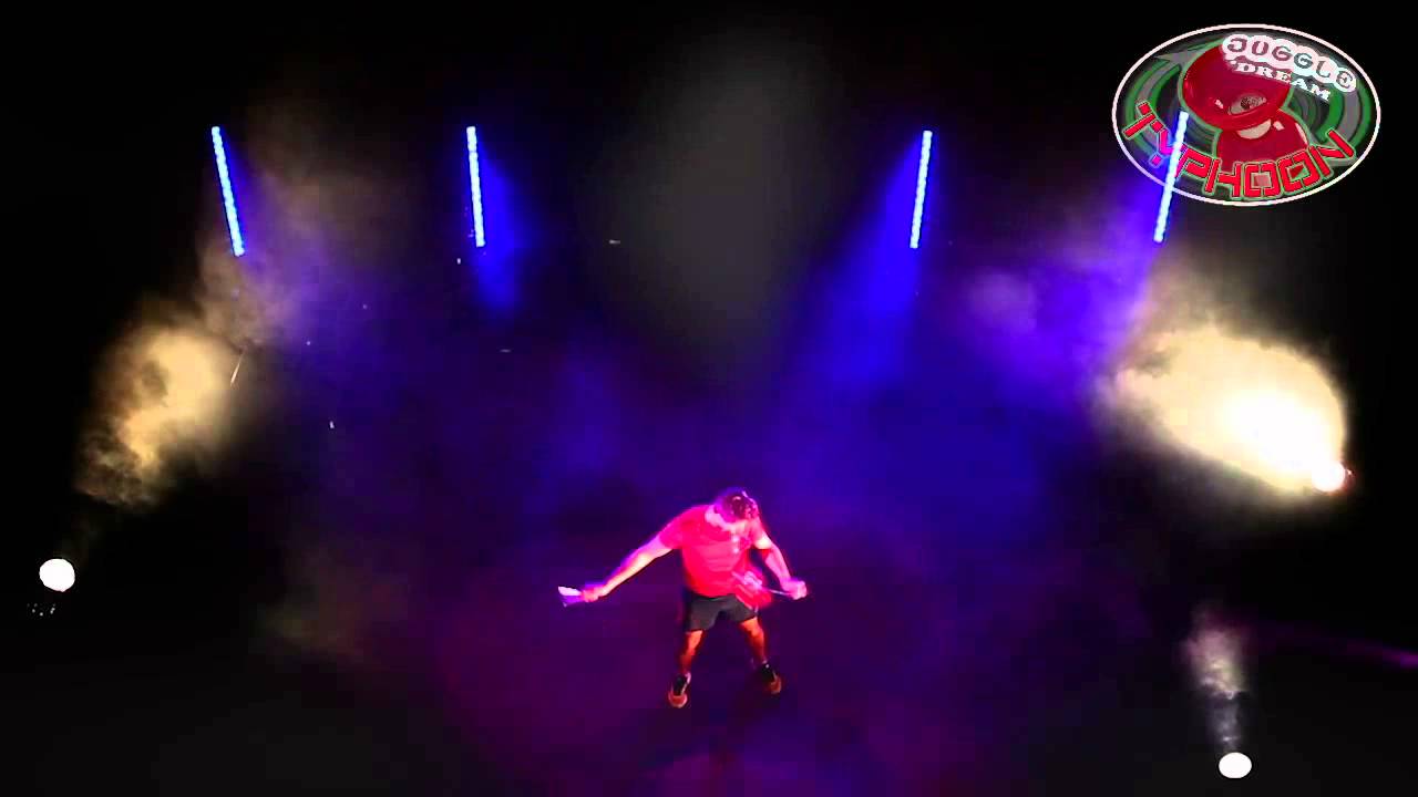 Diabolo žaislas Juggle Dream Typhoon (fiksuota ašis)