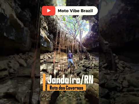 Descendo pela Árvore e Rastejando pelo Túnel: Caverna do Letreiro, Jandaíra/RN #shorts