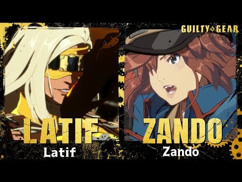 【Guilty Gear Strive】Latif(Zato=1) vs Zando(Ramlethal) High Level Gameplay【GGST】【Steam/60FPS】