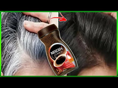 Gray hair becomes black hair naturally at home in just 1 hour! tested and effective 💯