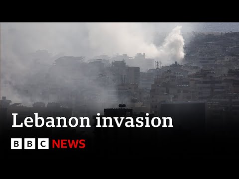Watch the video | Israel and Hezbollah fight on the ground in Lebanon after Israeli invasion | BBC News