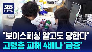 알고도 당한다..고령층 보이스피싱 피해 4배나 '급증' / SBS
