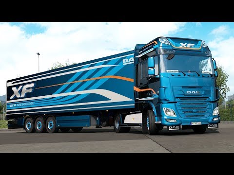 ETS2 1.35 Experimental Beta DAF XF106  Munich - Frankfurt am Main