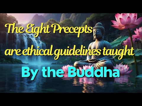 The Eight Precepts are Ethical Guidelines Taught by the Buddha