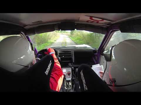 22. Rajd Warmiński 2019 OS2 Łomy - M. Waśniewski / O. Gałązka