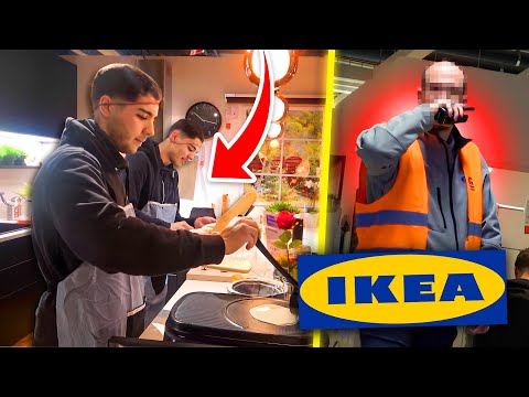 PRANK FAIRE DES CRÈPES CHEZ IKEA (la sécu nous vire)