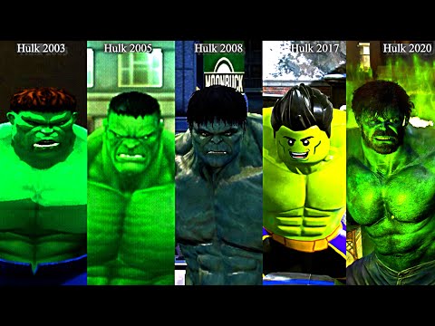 Hulk 2003 Vs Hulk 2005 Vs Hulk 2008 Vs Hulk 2017 Vs Hulk 2020 | Comparison
