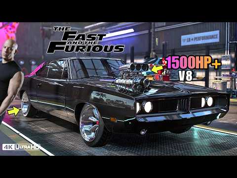 1500HP DODGE CHARGER ’69 DOM in NFS Heat | Insane Max Build & Customization