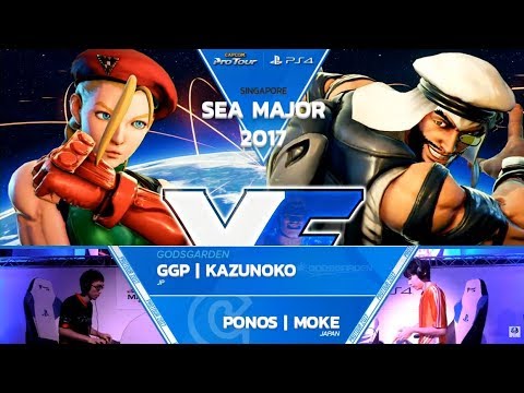 SFV: GGP | Kazunoko vs Ponos | Moke - SEAM 2017 Top 8 - CPT 2017