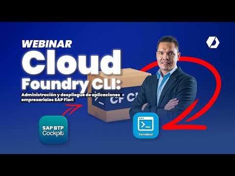 Cloud Foundry CLI: Administración y despliegue de aplicaciones empresariales SAP Fiori