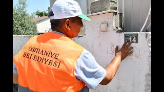 OSMANIYE BELEDIYESI NUMARATAJ CALISMALARI DEVAM EDIYOR
