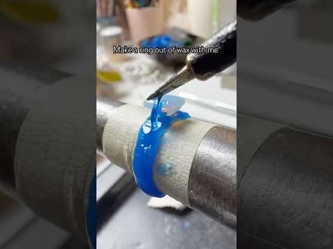 Make a Silver Ring Out of Wax #lostwax #handmadejewellery
