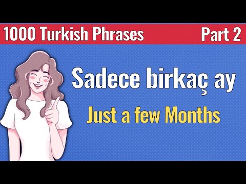 1000 Turkish Phrases - Part 2 - Learn Turkish easily | Language Animated