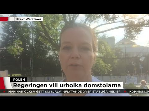 Polens regering mot ett allt mer auktoritärt styre - Nyheterna (TV4)