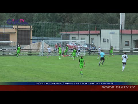 Ústí nad Orlicí: Fotbalisté Jiskry si poradili s rezervou Mladé Boleslavi