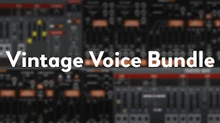 Video thumbnail for Voltage Modular | Vintage Voice Bundle by Cherry Audio