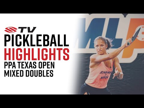 Jessie Irvine's Perfect Around The Post Shot Pickleball Highlight - PPA Texas Open Mixed Doubles