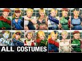 CAMMY All SKINS Costumes Street Fighter 5 - SFV