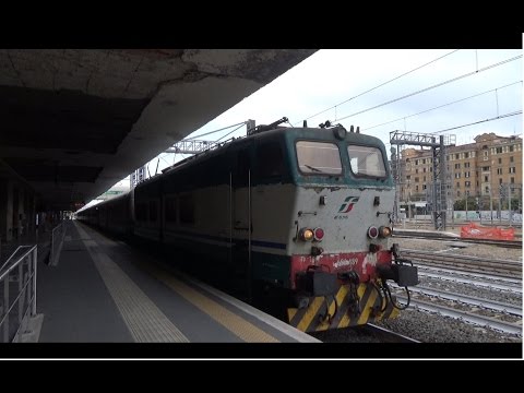 E656.489 sull' EXP 14164 Catania Centrale - Lourdes, in partenza da Roma Ostiense