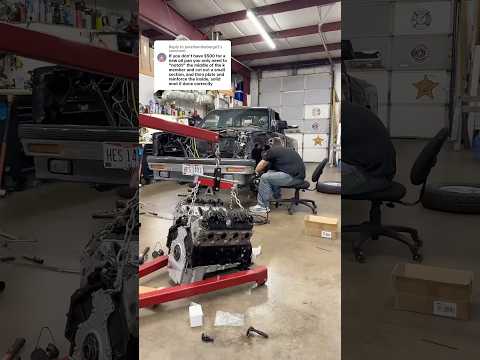 $160 LS swap oil pan into an S10 😂 not $500