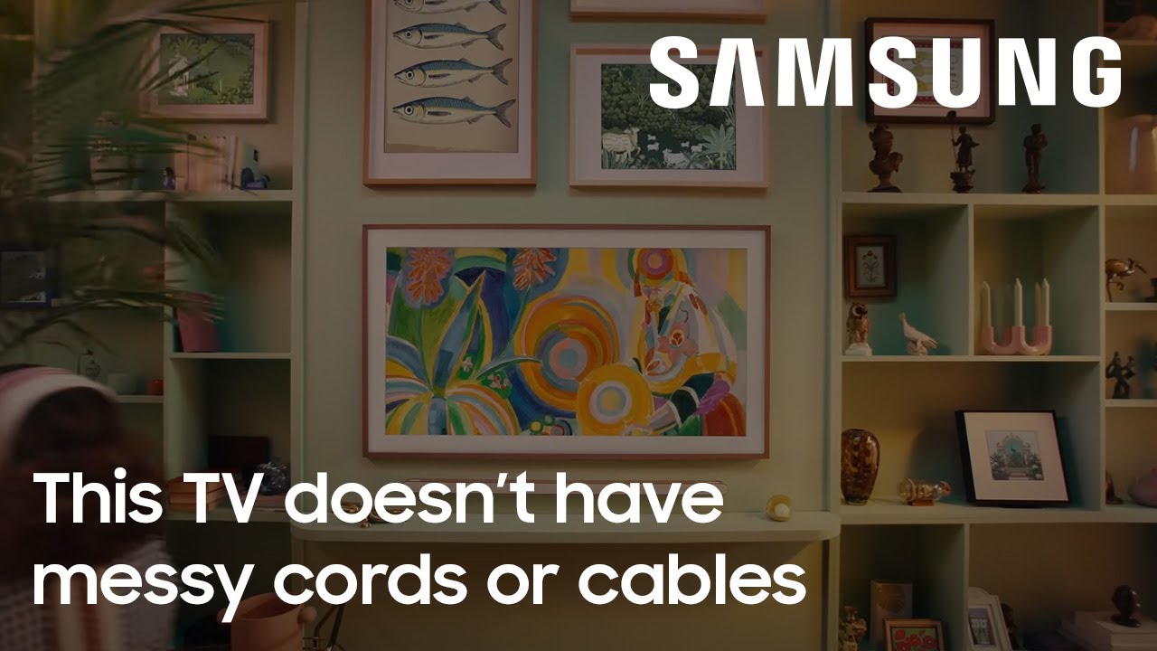 The Frame Pro with Wireless One Connect Box for no messy cords | SmartThings