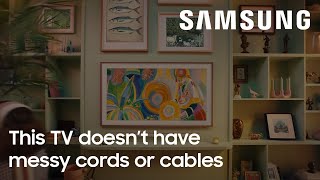 Samsung Frame Pro with Wireless One Connect Box for no messy