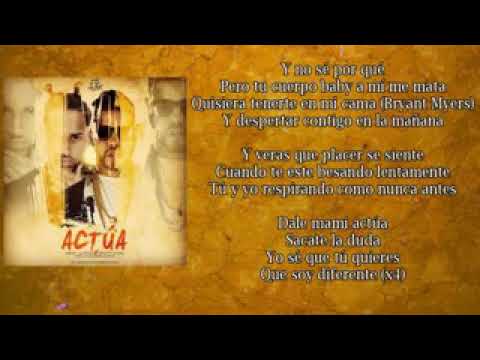 Bryant Myers Ft. Engel Montas - Actúa