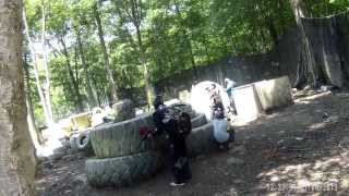 preview picture of video 'Rnd2 Junkyard@Battle Creek Paintball, NJ 6.22.2013'