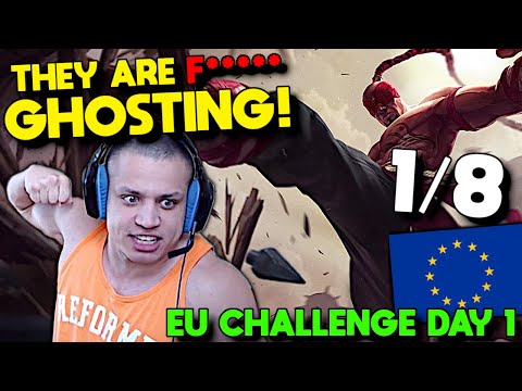 Tyler1 Ghosted in EU For The First Time - EU Challenge