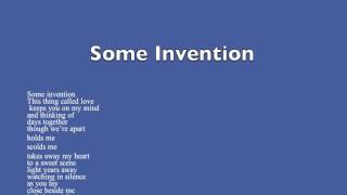 Tom Scullin Lyrics (Music Lost): "Some Invention"