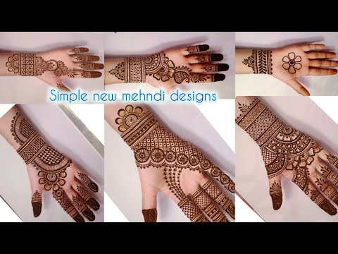 easy full front hand mehndi designs/आसान तरीके से मेंहदी लगाना सीखे/new mehndi designs 2024#mehndi