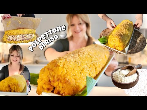 POLPETTONE DI RISO filante RISOTTO ARROTOLATO al forno Tutti a tavola 
