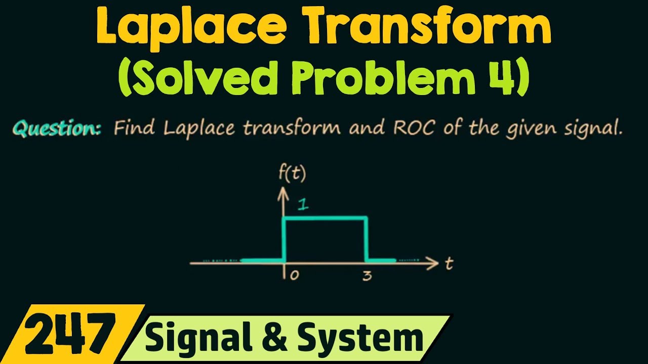 Laplace Transform (Solved Problem 4)