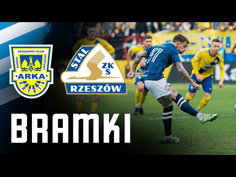 WIDEO: Arka Gdynia - Stal Rzeszów 5-1 [BRAMKI]