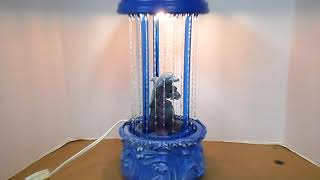 Vintage 70's Dolphin Mineral Oil Rain Lamp