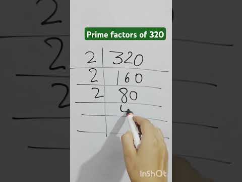 Prime factorization of 320|lcm of 320|320ka lcm#lcm #lcmbhagvidhi #lcmtricks #primefactorisation