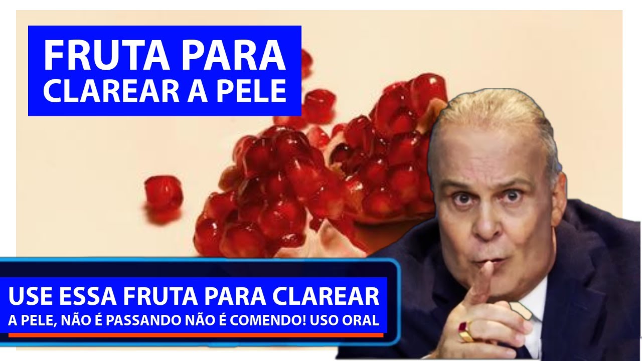 Watch Now USE ESSA FRUTA PARA CLAREAR A PELE, não é passando não, é comendo! USO ORAL - Dr. Lair Ribeiro USE ESSA FRUTA PARA CLAREAR A PELE, não é passando não, é comendo! USO ORAL - Dr. Lair Ribeiro