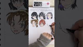 45分で何ができる？『と』から始まる名前のキャラ何人描けるか検証してみた #Shorts