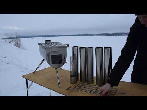 Печь для палатки Winnerwell Woodlander Plus External Air Large с внешним  забором воздуха купить в MyBiggame